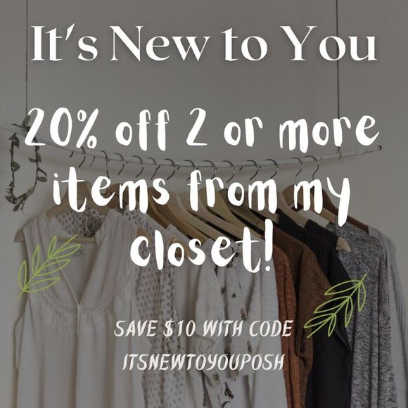 Save 20% when you purchase 2 or more items from It's New to You. - Picture 1 of 1